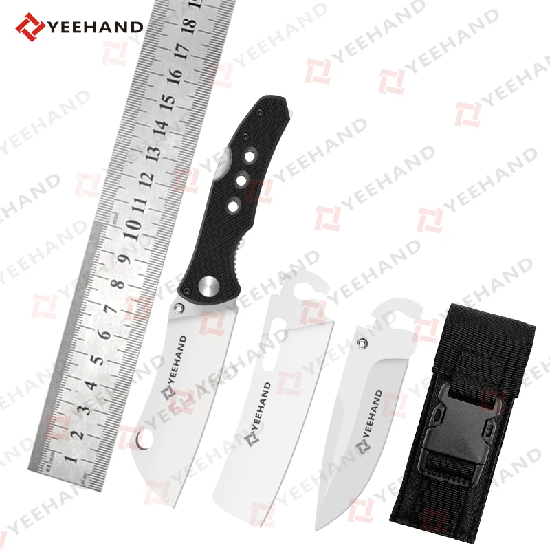 Promotion switch blade pocket knife tactical edc high-end outdoor folding knives pocket knife