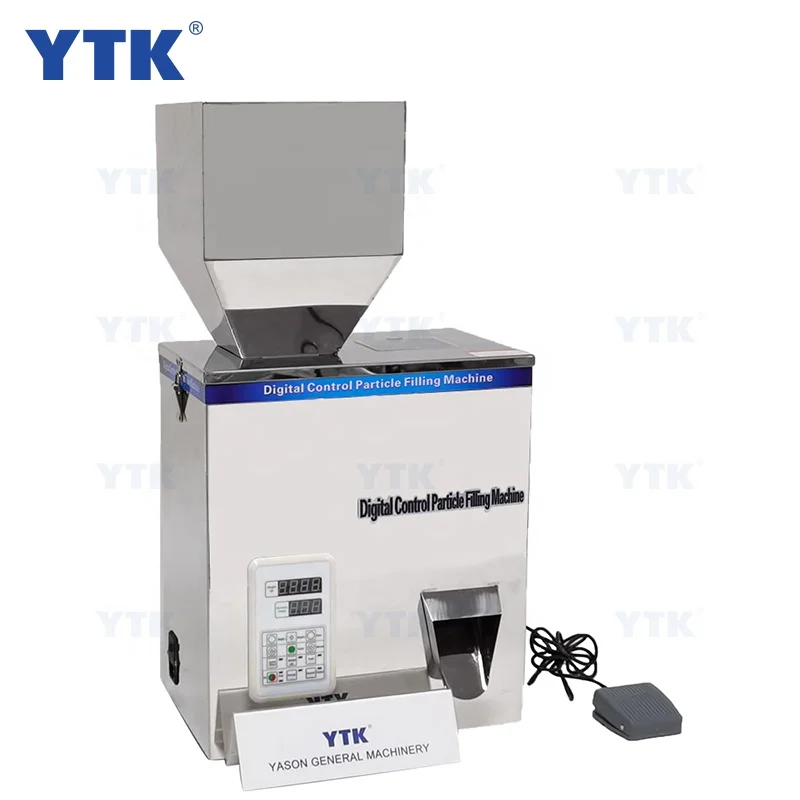 YTK 5g-500g weighing and sub loading machine coffee powder grain seed quantitative dispensing filling machine price