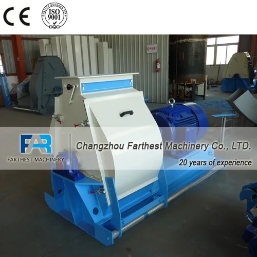 High Output 5 Ton/h Electric Animal Feed Hammer Mill Corn Grinding Machine