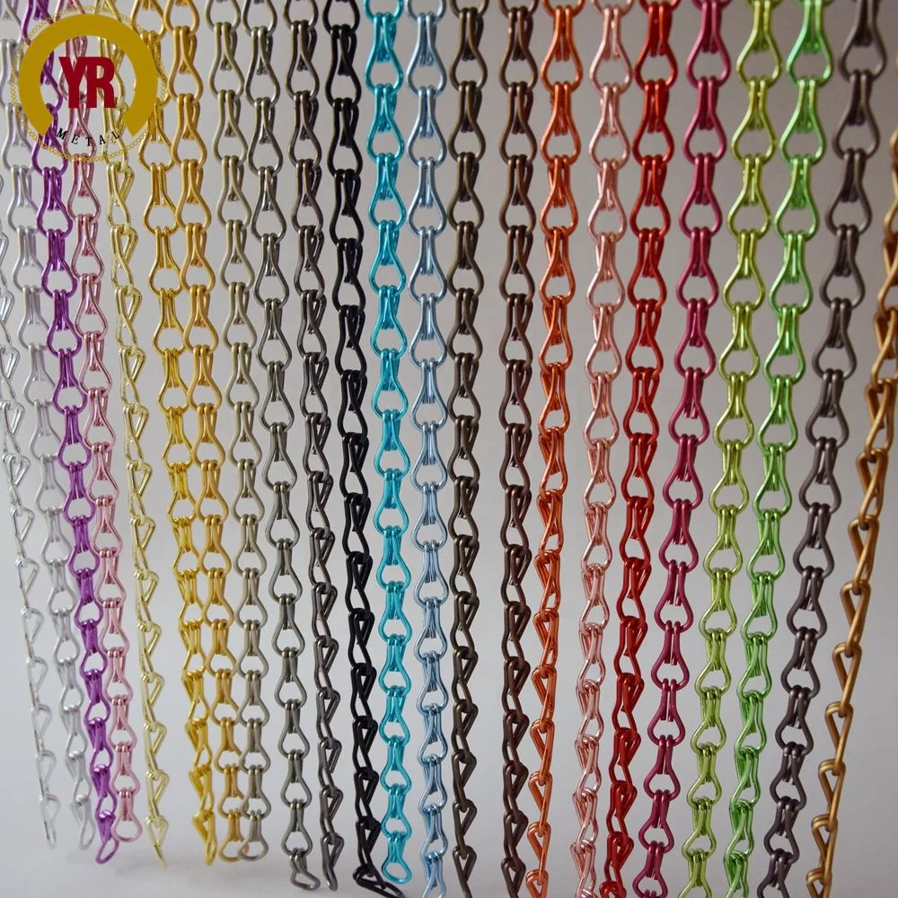 Decorative aluminium metal chain link curtain