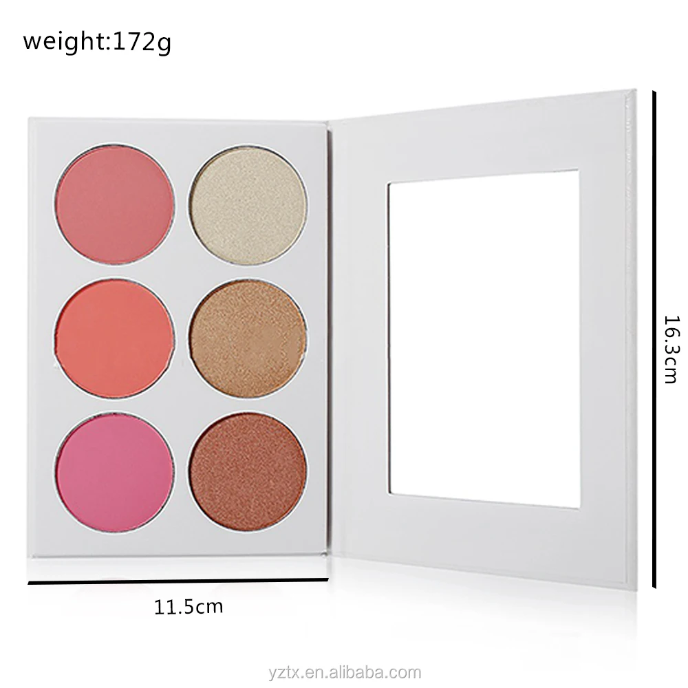 Быстрая доставка продукта Румяна хайлайтер Палитра Косметика