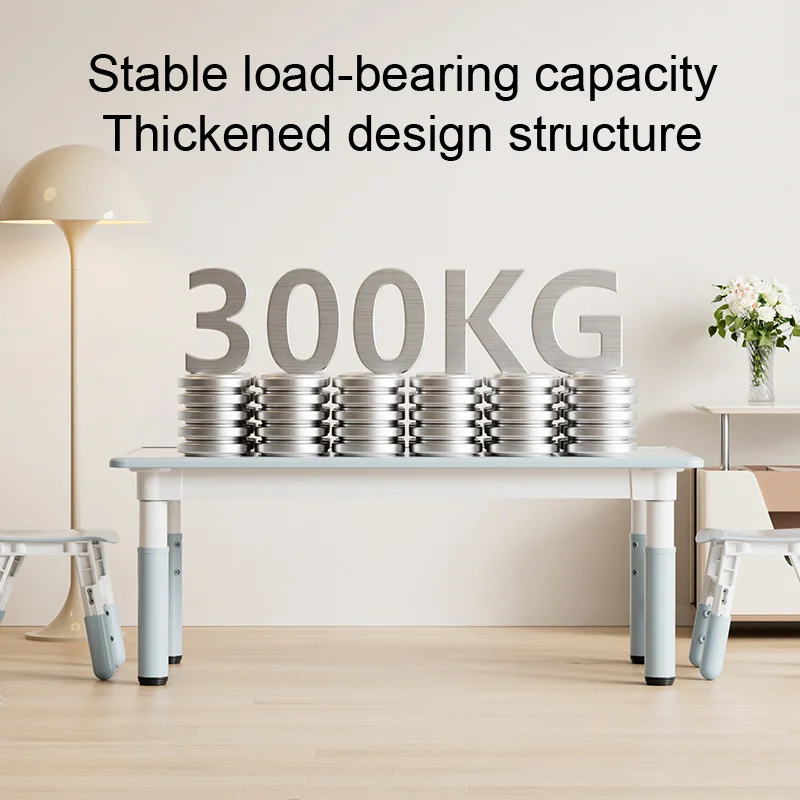 Feiqi adjustable children activity learning study play table and chair set kids multifunctional plastic reading desk