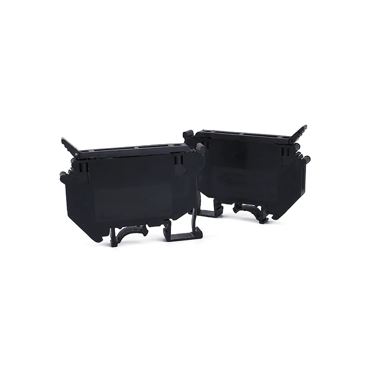 JUK 5-HESILED Black 24V  24-12 AWG 0.2-4mm Lever Feed Through Screw Type Panel Mounted fuse with led din DIN Rail Terminal Block