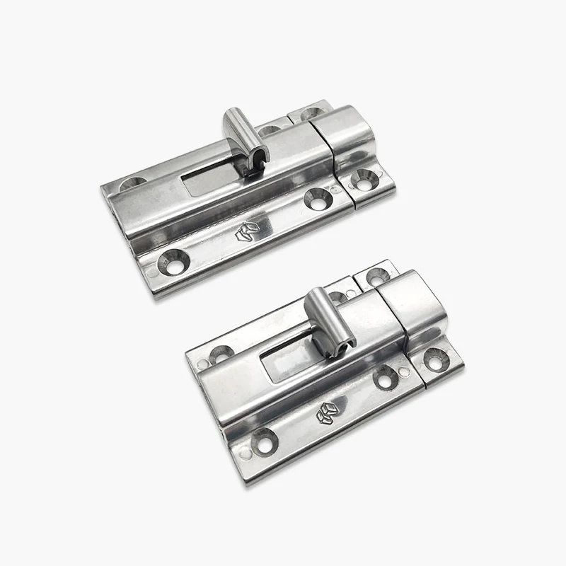 2 inch Stainless Steel Brushed Surface Solid Latch Barrel Bolt Door Security Slide