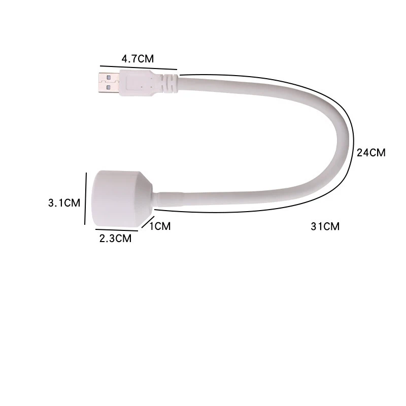 Led Desk Uv Lamp For Nails Paint Gel Polish Portable Usb Table Nail Dryer Light Flash