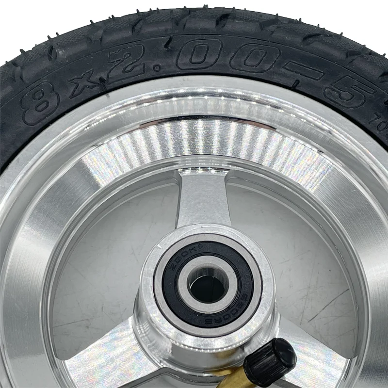 electric skateboard tyres 8 inch Vacuum Tire with hub 8x2.00-5 Pneumatic Thickened Tires