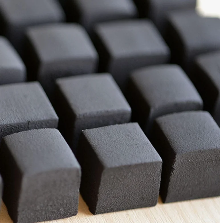 Coconut Charcoal  Premium Quality Bamboo Material Rectangle Shape Hookah Shisha charcoal