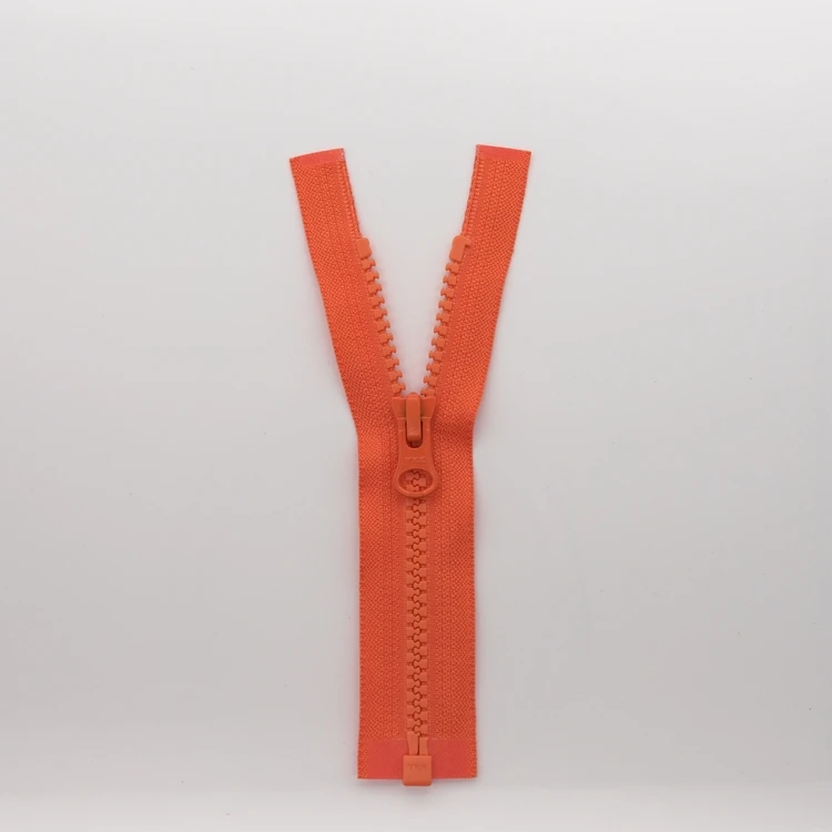 YKK zipper Brand factory selling resin zippers thin teeth plastic zipper