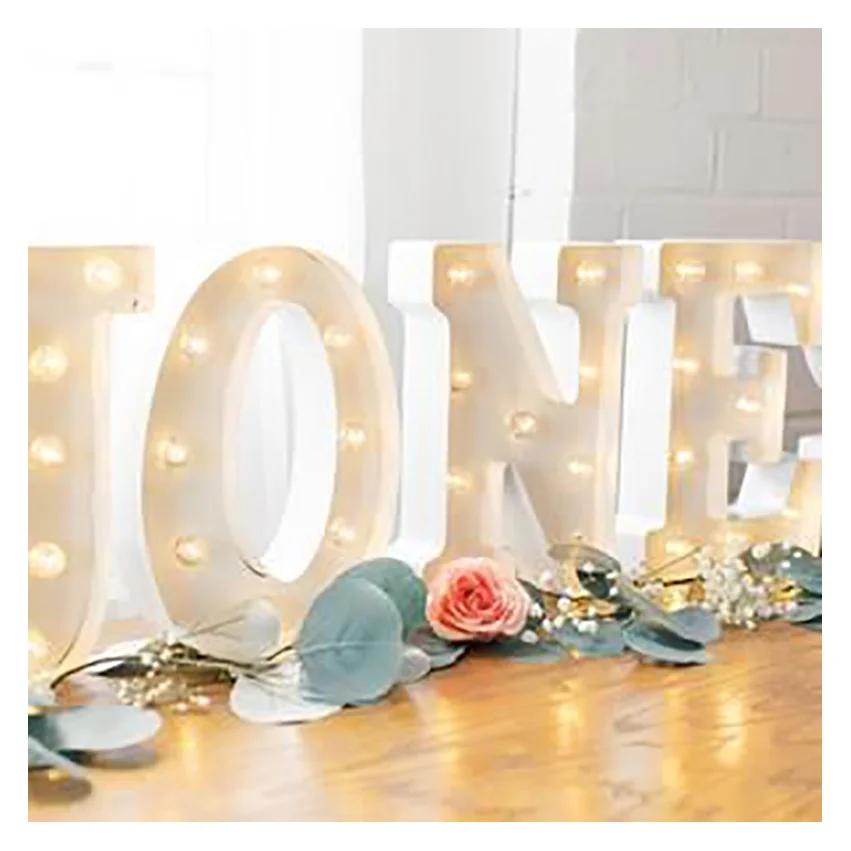 Chinahoo    Factory direct selling huge letter LED light up letter lamp that sells well