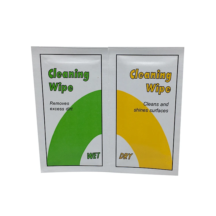 Wholesale Screen Cleaning Wipes Individual Wrapped Pre-Moistened Glass Cleaner Wipes