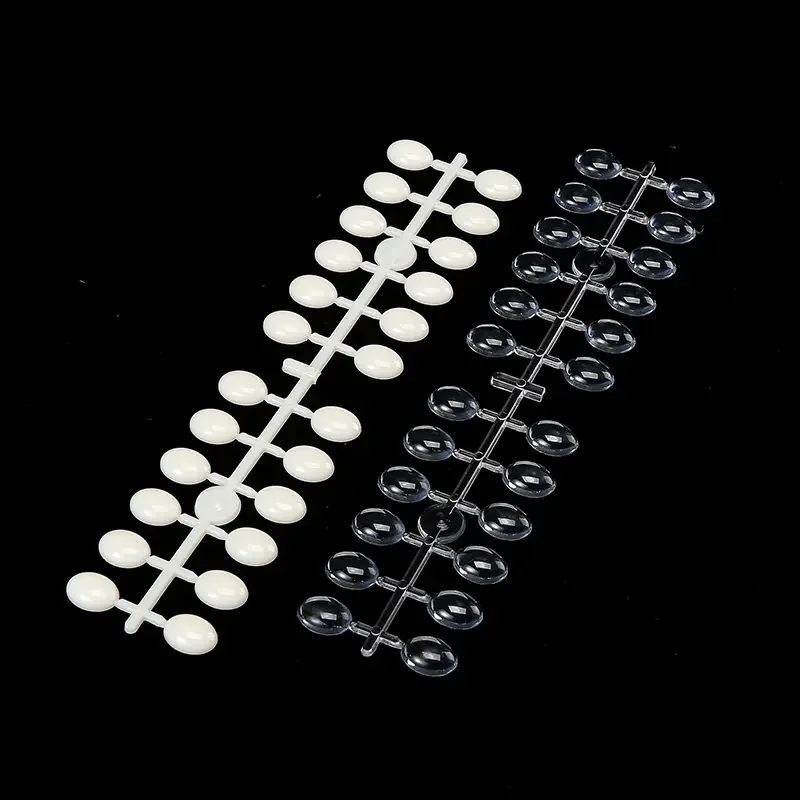 Natural Clear Candy shape Color chart Nail Art Uv gel polish Color Display Chart Practice Style Tips Tool