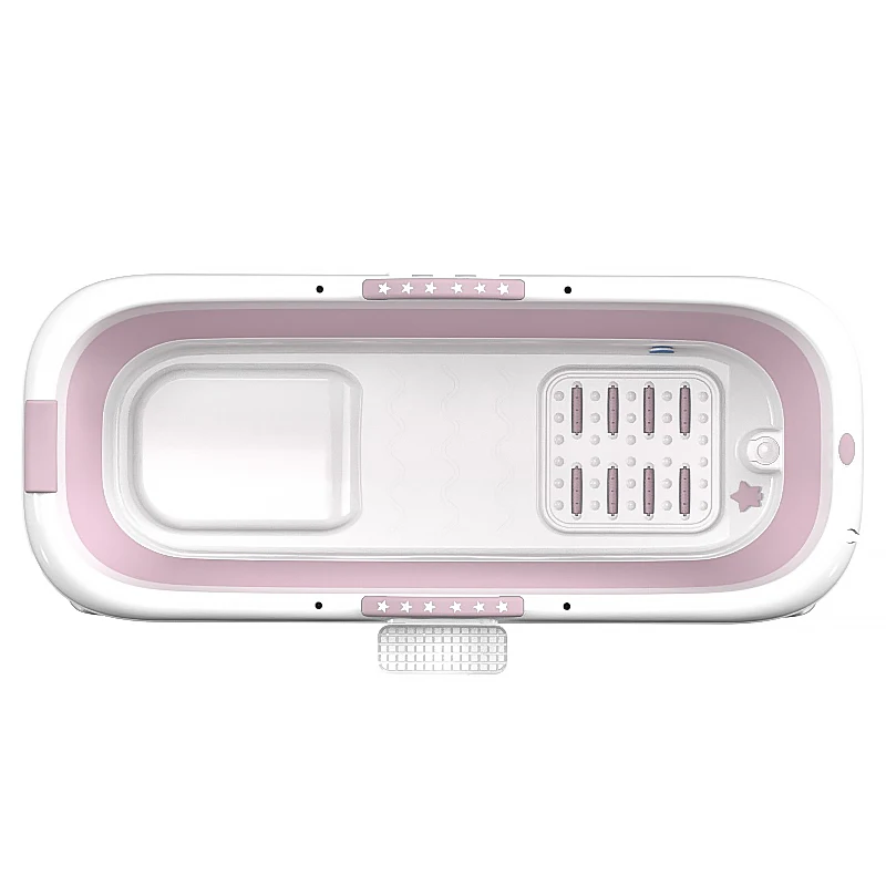  Wholesale USA Free Shipping Freestanding 115cm Large Size Adults Hot Tub Foldable Baby Bathtub