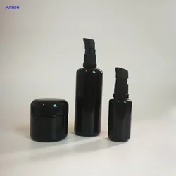 Excellent Quality 10ML 15ML 20ML 30ML 50ML 60ML 100ML Black Dark Violet Glass Essential Oil Treatment Pump Spray Dropper Bottle