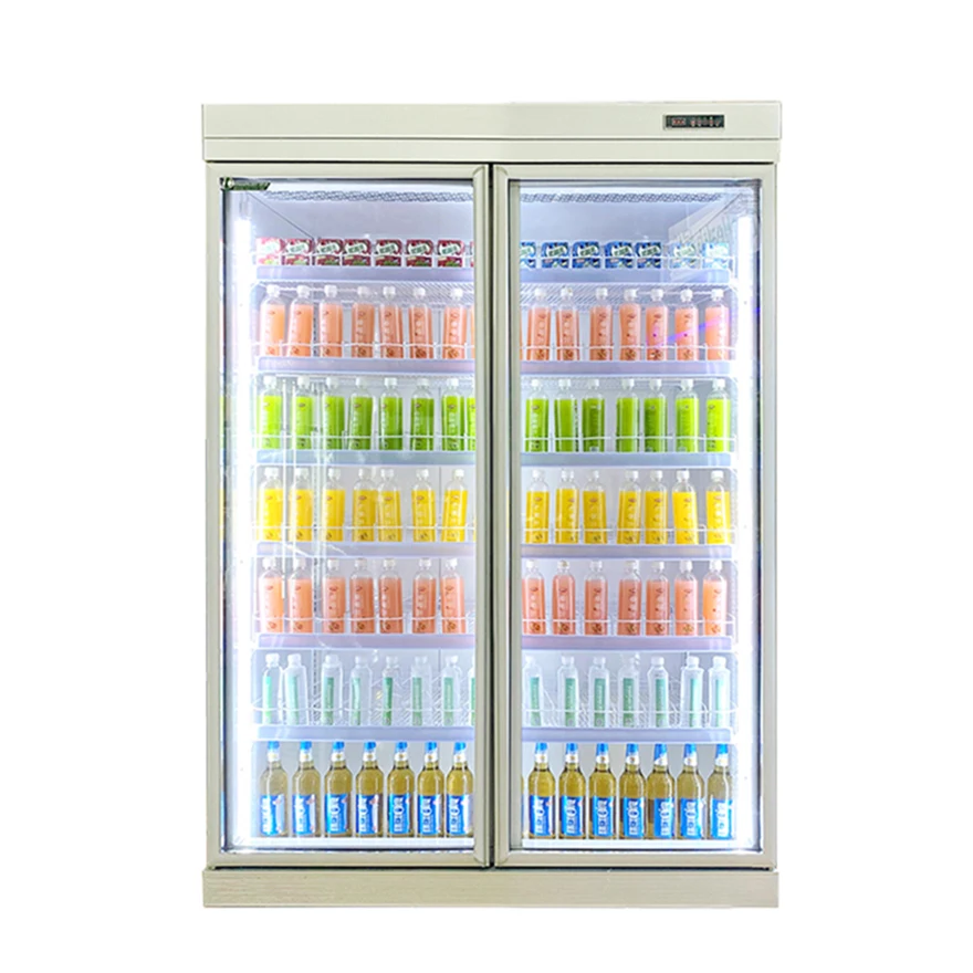 Multi Doors Commercial Drink Beer Fridge Cooler Glass Door Supermarket Beverage Refrigerator