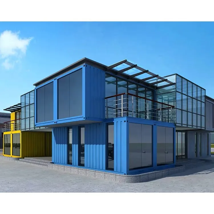 OEM Prefabricated Office Building Flat Pack Container Prefab Module House for Home Usage Made Sandwich Panel Material Bathroom