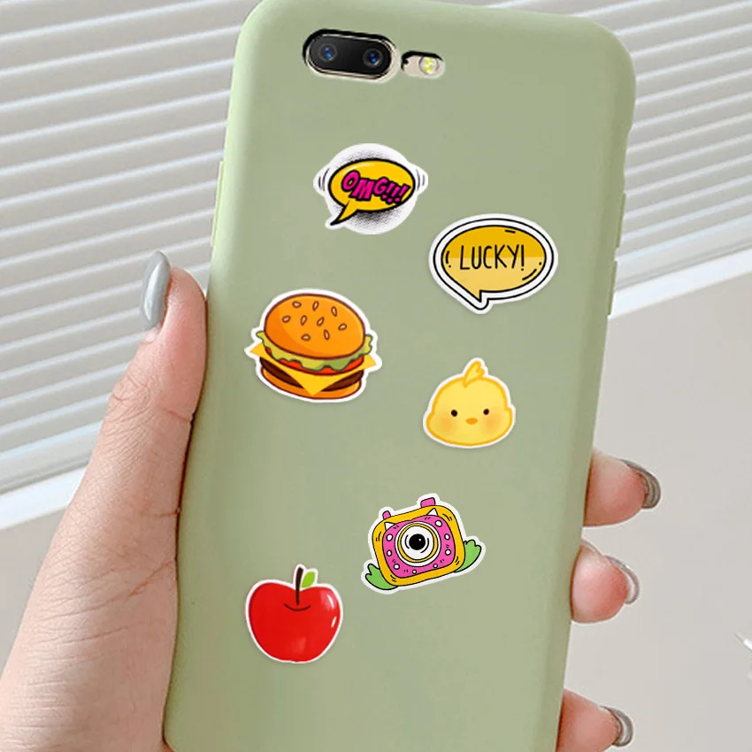 Custom logo design mobile phone sticker adhesive stickers decals for phone cup laptop gift