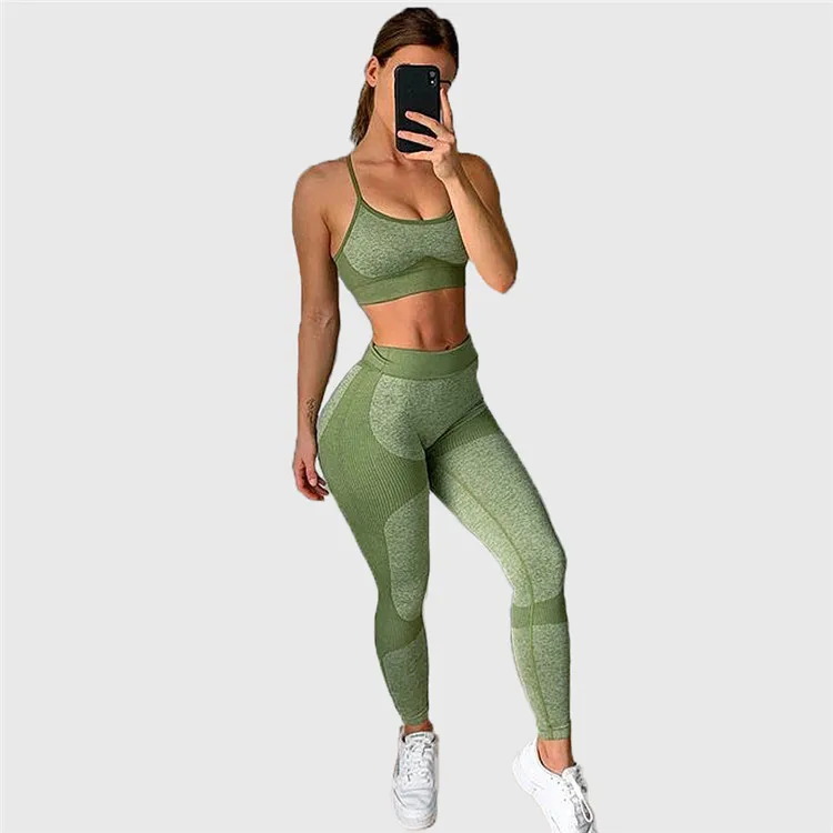 
New Colors Yoga Set Workout Wear Women Gym Tracksuit Sports Suit <span style=