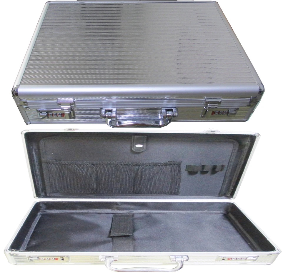 deluxe  aluminum tote laptop case ,Aluminum  briefcase   ,  storage case Aluminum case for documents