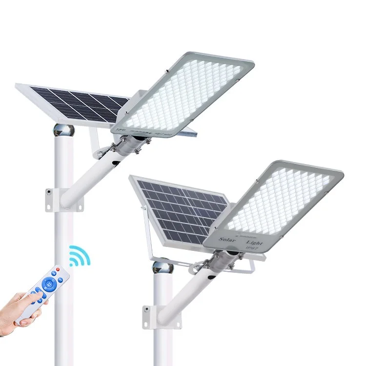 Shingel Factory 100W 200W IP65 Waterproof LED Beads Lamp 2000ml High Lumen Outdoor LED All In One Solar Street Lights