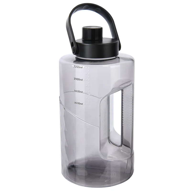 2.2l PETG Gym Fitness Water Bottle with Lid Water Jug with Handle
