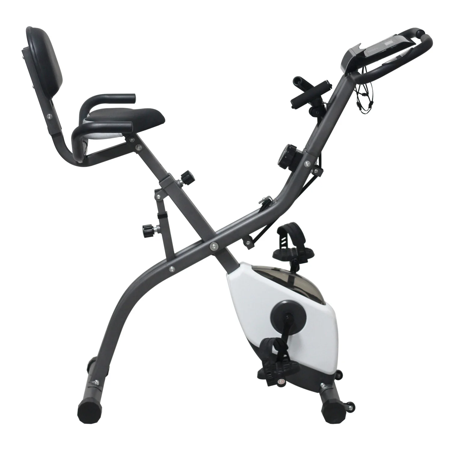 Hot Selling Experience X Shape Simulated Bike Ride Exercise Bike with Heart Rate Non-slip Bearing Heavy