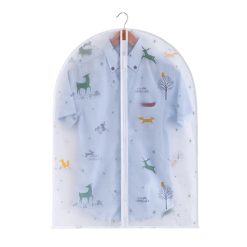 PEVA clothing dust cover clothes cover coat   suit hanging bag suit dust jacket