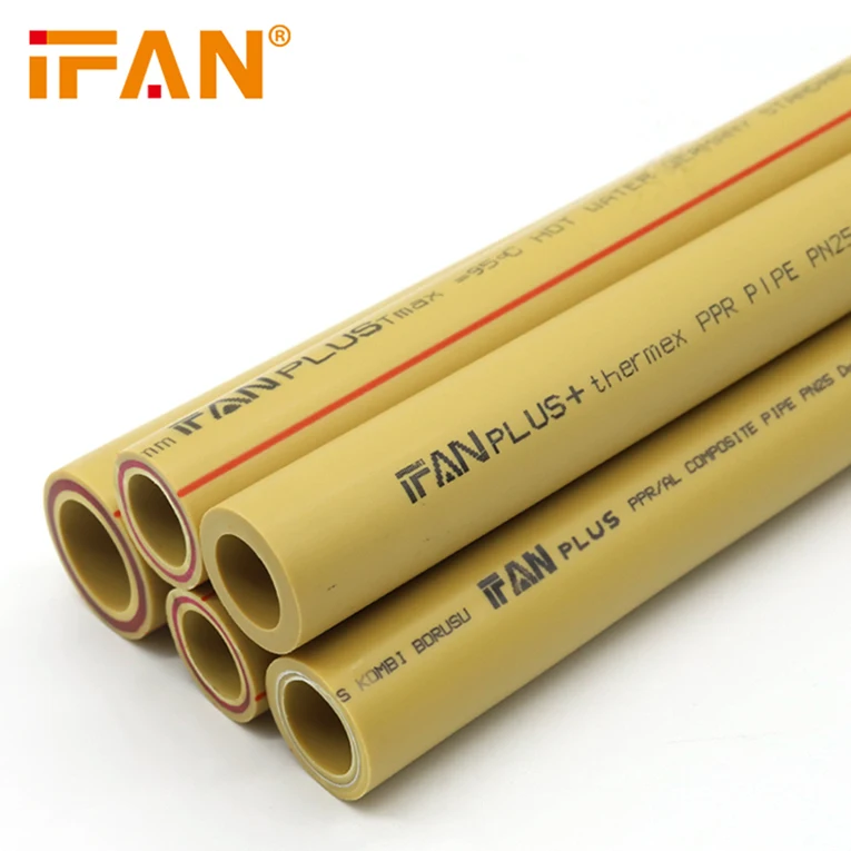 IFAN оптовая продажа труба EN 15874 из стекловолокна полипропиленовая Труба 20-125 мм трубы и фитинги для труб PN25 PPR водопроводная