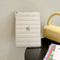 Down Jacket Tablet Case Colour Transparent Tpu Soft Back Gasbag Cover For Ipad Mini 6 8.3 Air 10.2 10.5 Pro 12.9 2021 Ipad 7 8 9