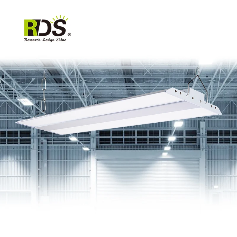 Shop Supermarket Plug In Fluorescent 220Volt 135W 165W Integrated Led Tube Linear High Bay Warehouse Lighting Fixture For Garage