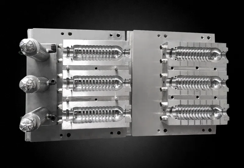 3 Cavities Fully Automatic PET Preform Bottle Blowing Machine