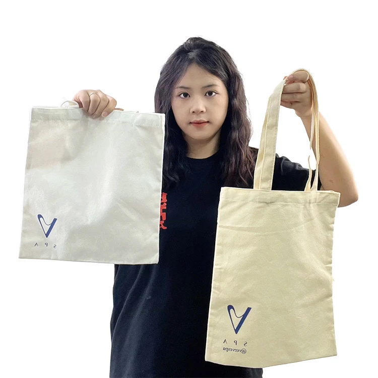 Custom Canvas Tote Bag Embroidered Cotton Fabric Bags Vintage Genuine Leather Waxed Messenger Luxury Canvas Shopping Tote Bag