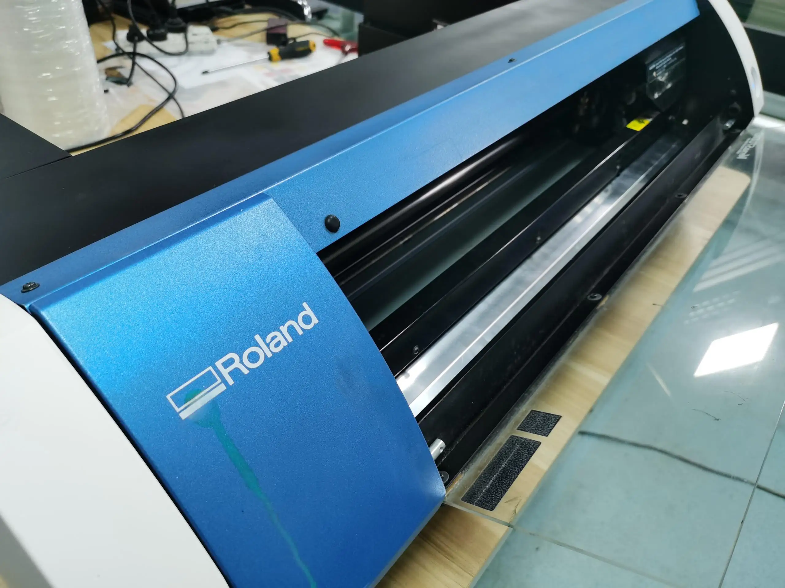 Cheap Digital Banner Inkjet Printer Roland Second Hand BN20 Flatbed Printer Can Use Solvent Ink