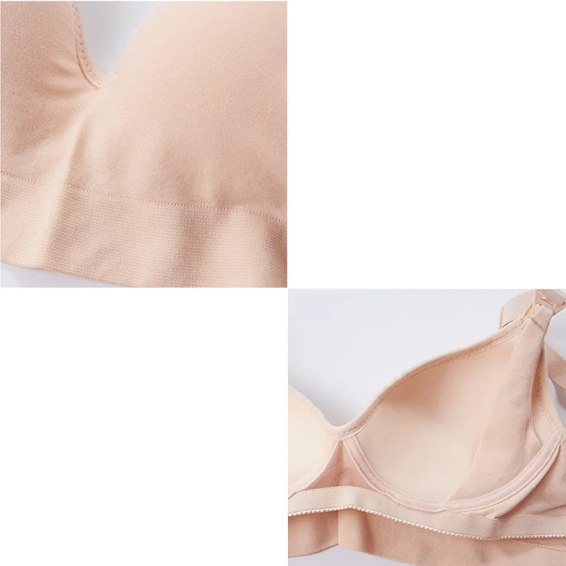 3d Maternity Bra No Marks Anti-Sagging Underwear Leakproof Removable Padding Breastfeeding