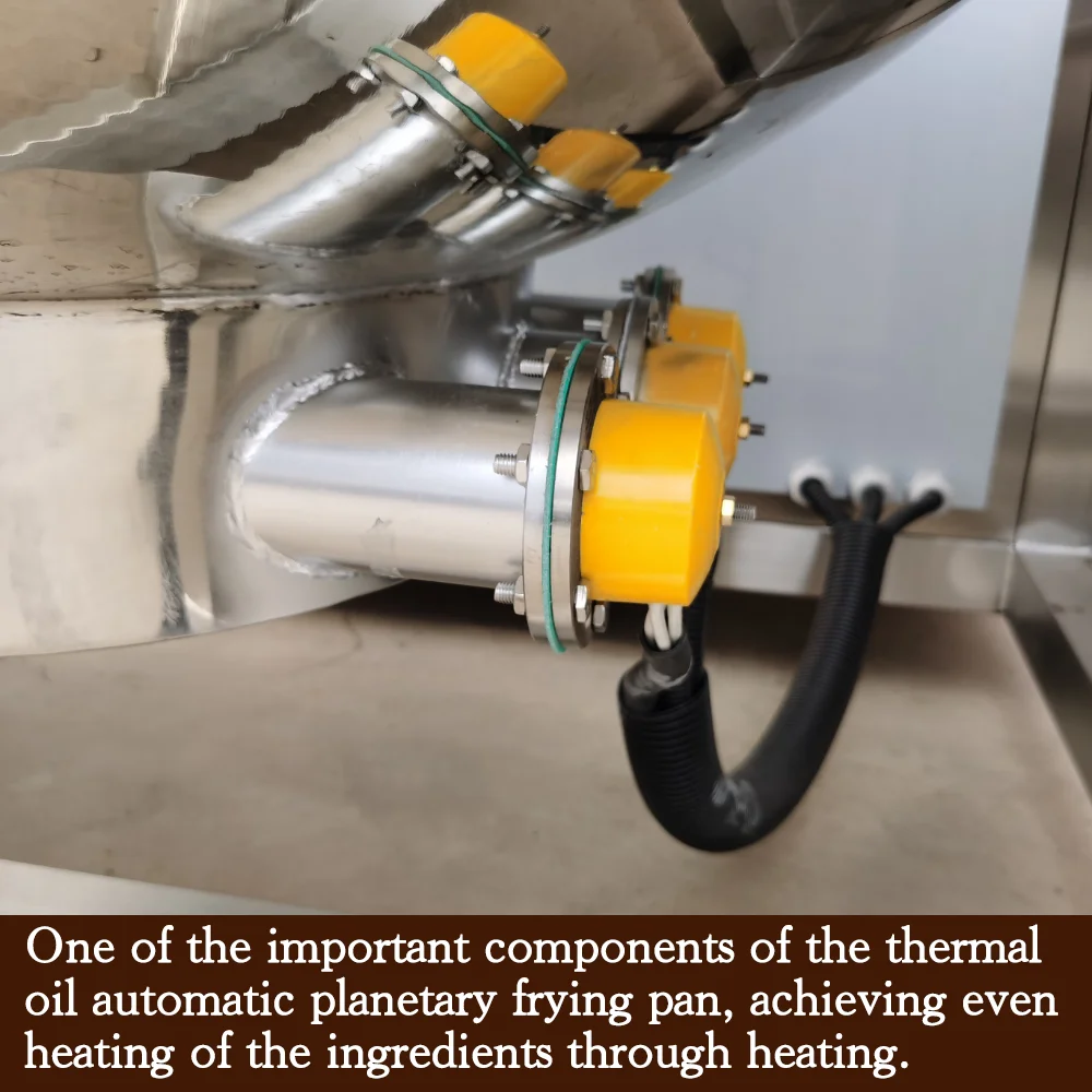 Highly efficient automatic stirring cooking pot jam planetary jacketed kettle with agitator caramel cooking machine mixer