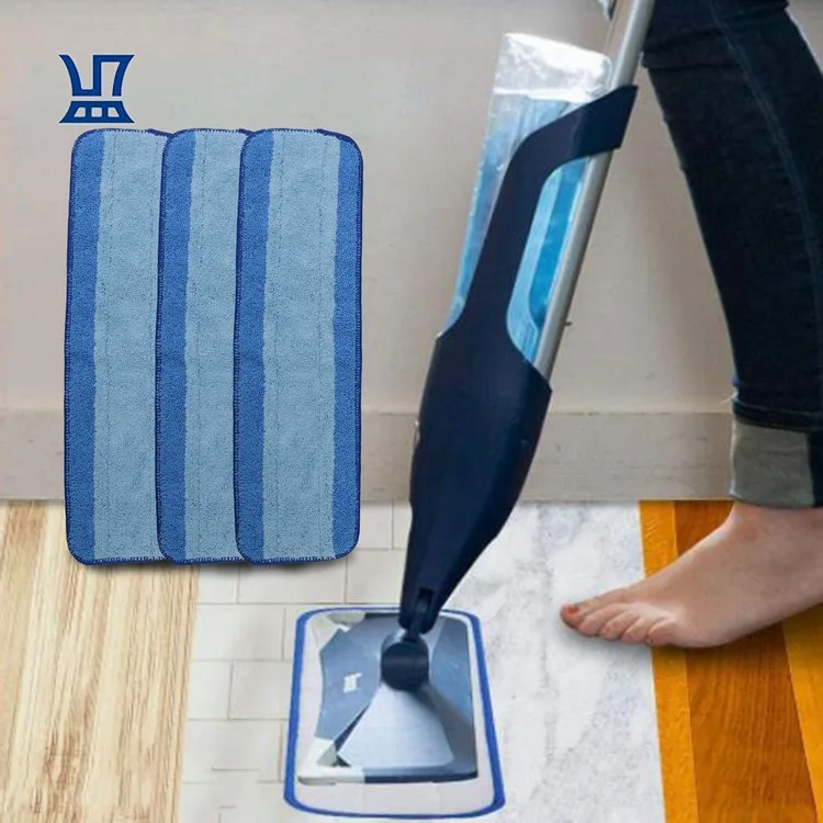 
Free Shipping 3 Pieces Washable & Reusable Microfiber Cleaning Pads Replacement for Bona Wet & Dry Mop 