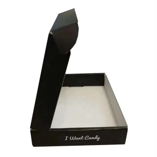 
Corrugated Mailer Shipping Boxes With Corrugated Insert Corrugated Mailer Box Black 