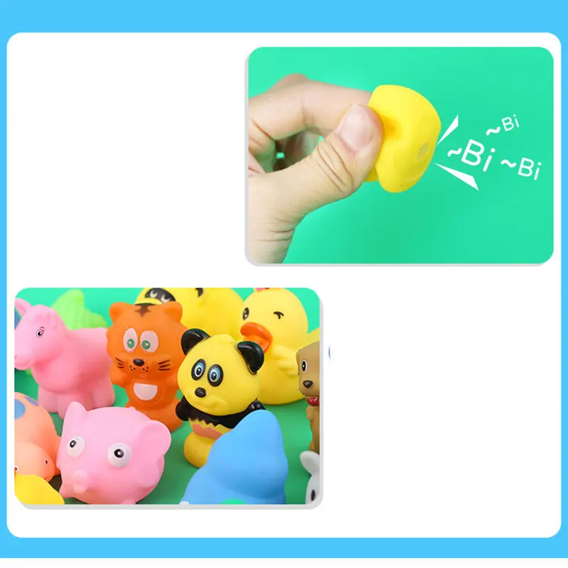  Animals Squirter Bath Toy Kids Party Favors Toddlers Toys Baby Shower Colorful Assorted Floating