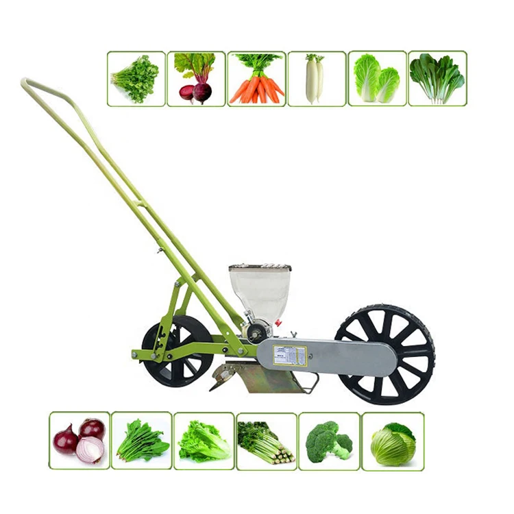 Mini Sized Hand Potato Planter 2 Row Farm Small Seeds Planting Machine High Precision Vegetables Seeder Sowing Machine