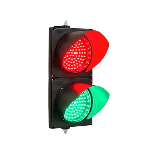 200mm Traffic Signal AC220V AC110V DC12V Red Green LED Traffic Light