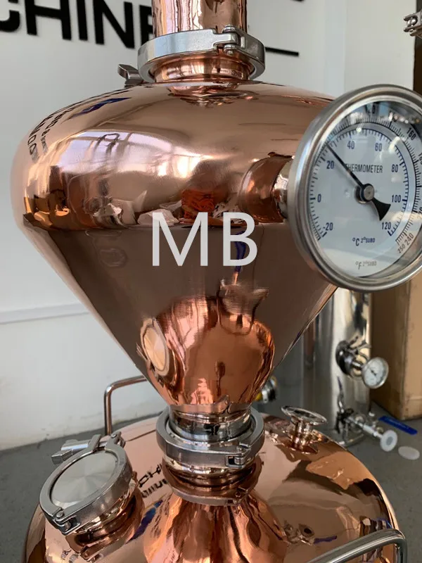 Home use small red Copper column still distillation equipment for sale
