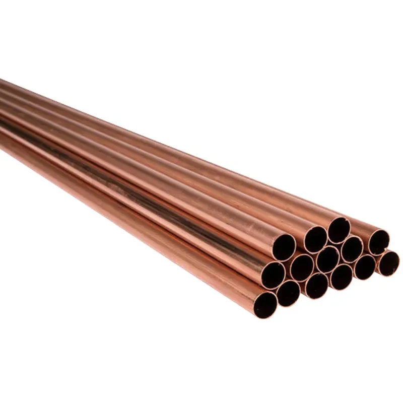 C10800 C10910 High Quality Rectangular Tube Round Tube Electric Bend Brass Copper Pipe For Conditioner