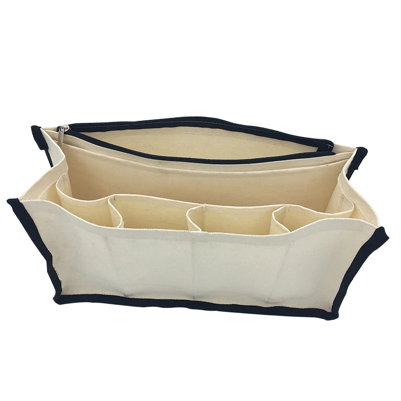 Accept Custom Design Waterproof HouseHold Canvas Organizer Bags with Zipper