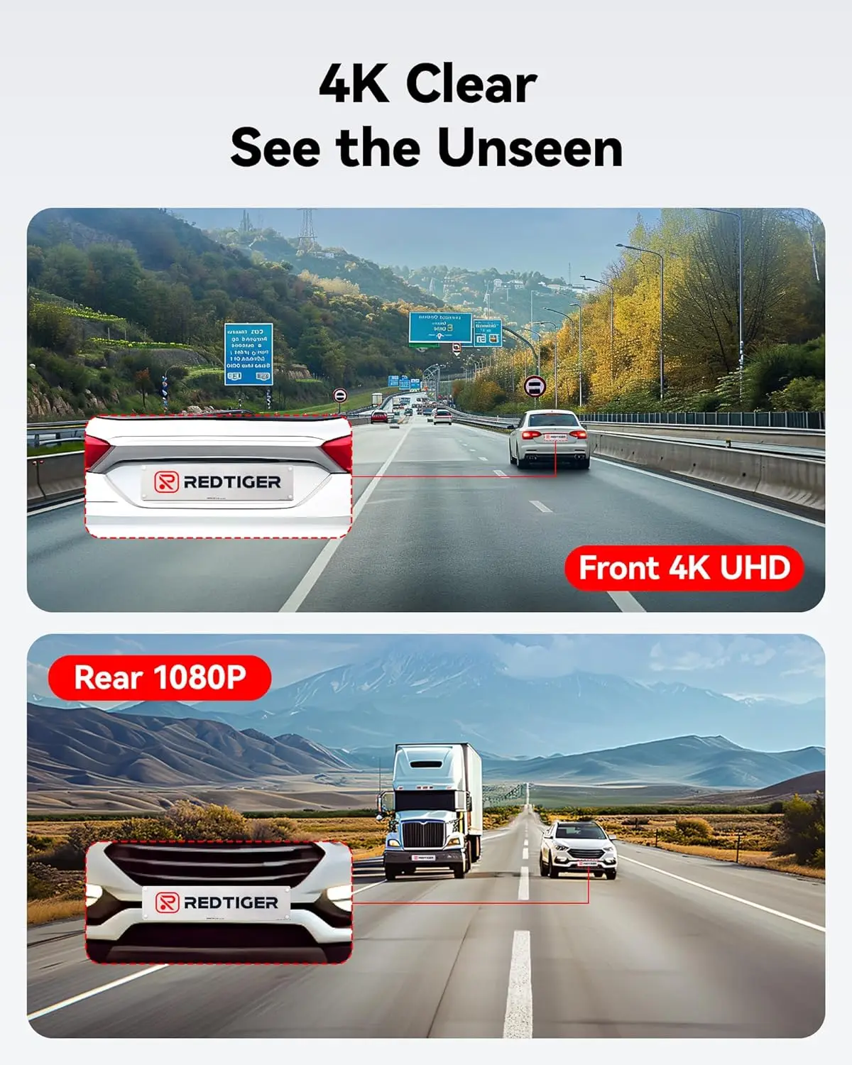 Видеорегистратор E-Too 4K + 1K с Wi-Fi gps WDR Автомобильный видеорегистратор 2 камеры мини 4k 2160P двумя линзами передний и задний
