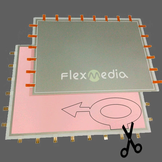 remote control app control music control ultra slim A0A1A2A3 EL poster backlight panel electroluminescent sheet  with low price