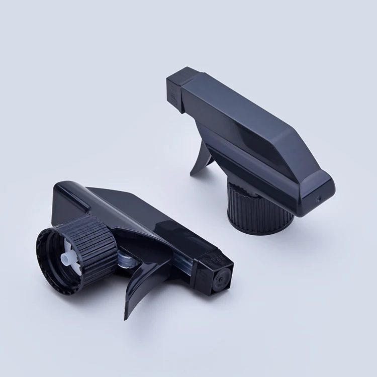 Wholesale fine mist  plastic PP trigger spray head,28mm black trigger sprayer