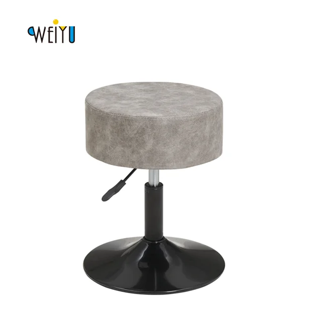 150 Containers per Month new design every week Fabric PU Seat Adjustable Swivel Bar Stool Footstool
