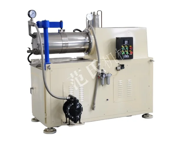 Pigment making machine Oil paint production line horizontal small bead mill Laboratory sand mill