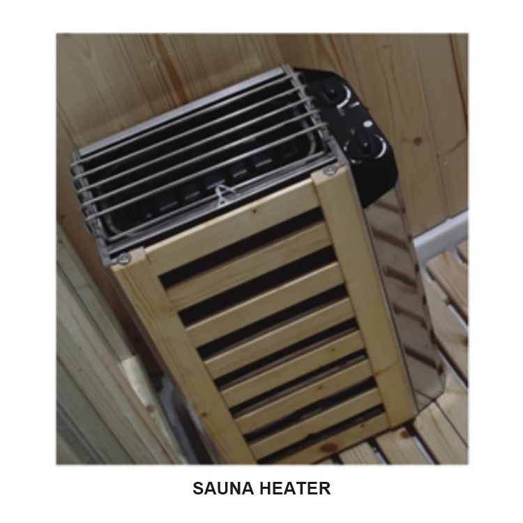Premium Quality Outdoor Large Solid Wood Steam Sauna Room