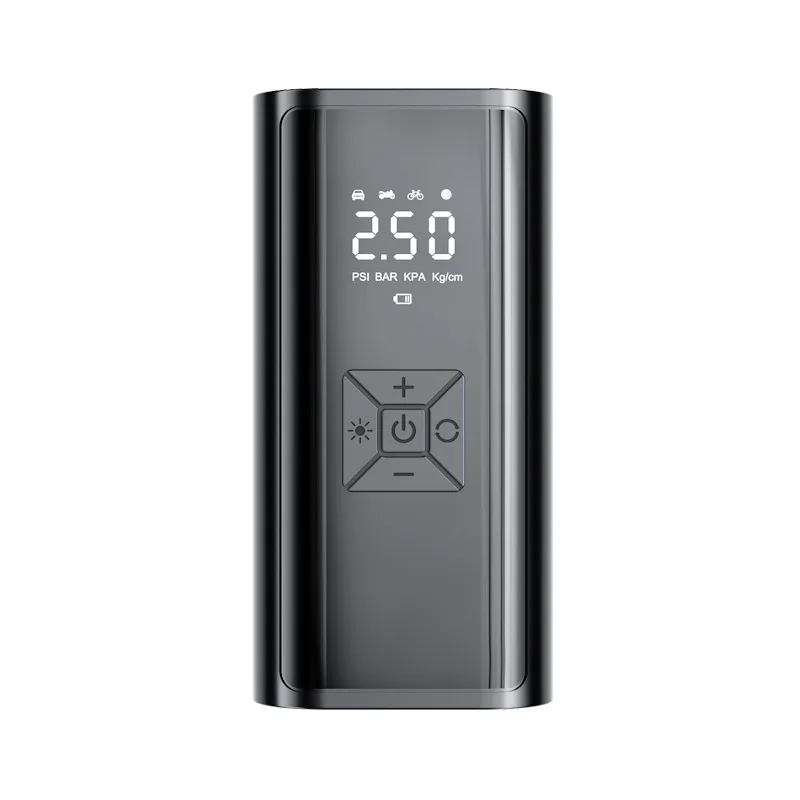 WSY458 Multi-functional vehicle mini portable car air pump digital display wireless fast charging car tire inflators