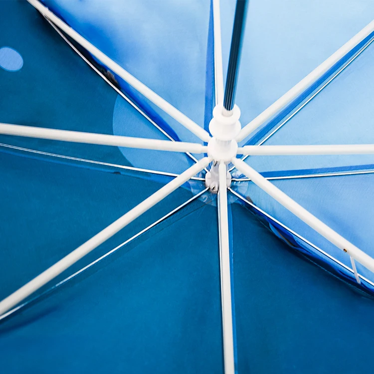 Dinosaurs kids safety manul open custom color frame fiberglass 3D umbrella windproof